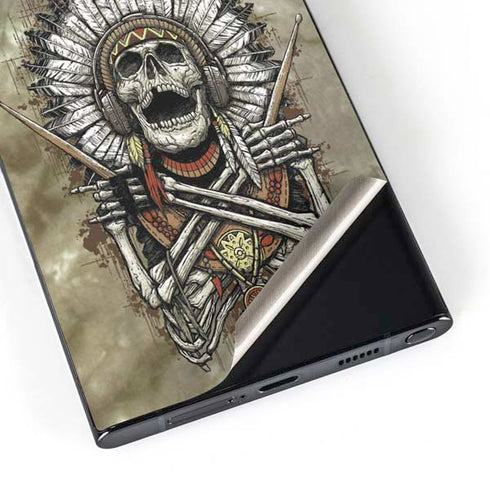 Liquid Blue Tribal Beats Galaxy S25 Ultra Skin